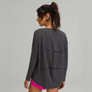 🎬 (Wore once) Lululemon Back in Action Long Sleeve Shirt